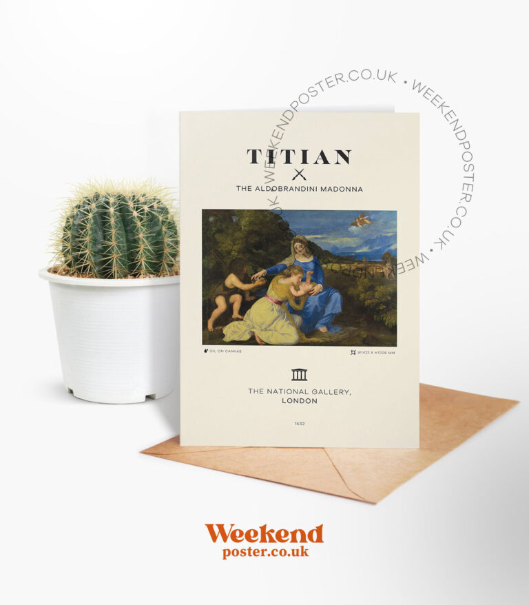Titian The Aldobrandini Madonna greeting card