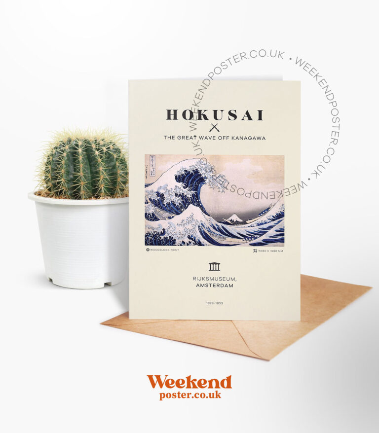 Hokusai The Great Wave off Kanagawa greeting card