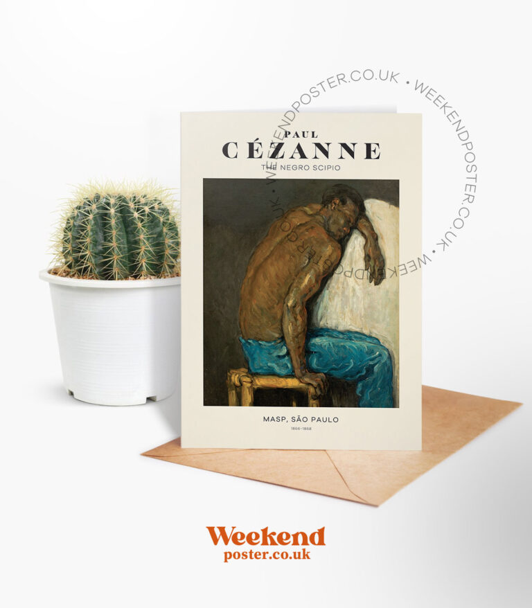 Paul Cézanne The Negro Scipio greeting card