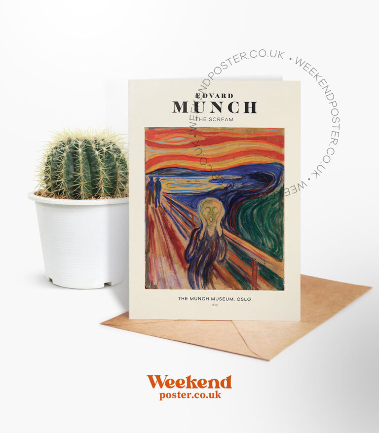 Edvard Munch The Scream greeting card