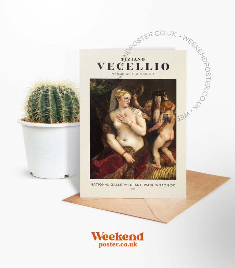 Vecellio Venus with a Mirror greeting card
