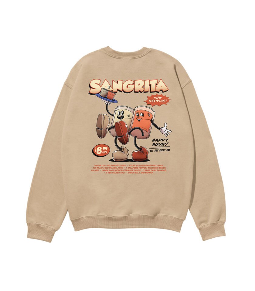 Sangrita Heavyweight Organic Sweatshirt Sand