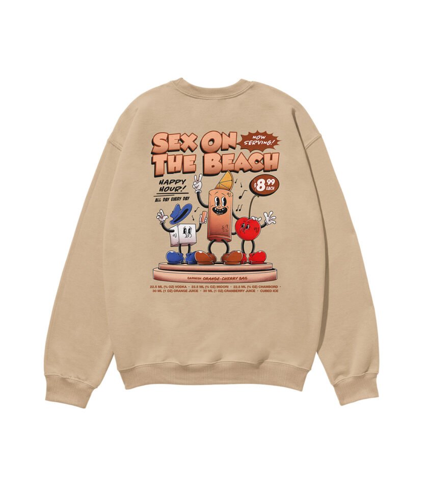 Sex on the Beach Heavyweight Organic Sweatshirt Sand