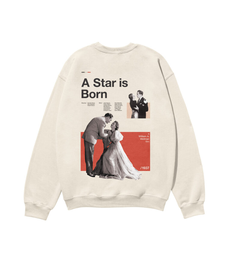 A Star is Born Movie Heavyweight Organic Sweatshirt