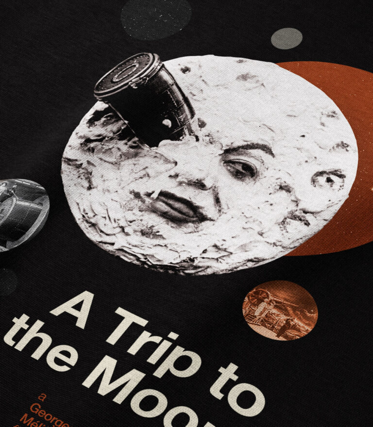 A Trip to the Moon Movie Heavyweight Organic Hoodie
