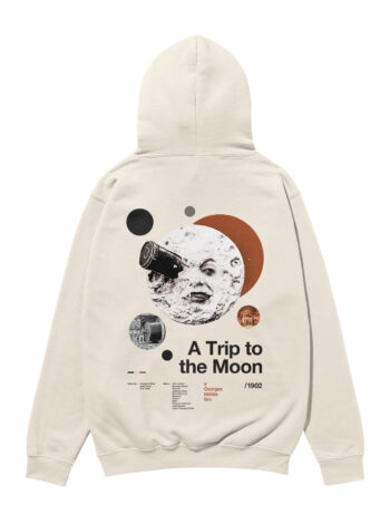 A Trip to the Moon Movie Heavyweight Organic Hoodie