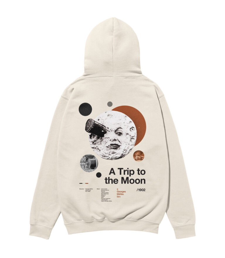 A Trip to the Moon Movie Heavyweight Organic Hoodie