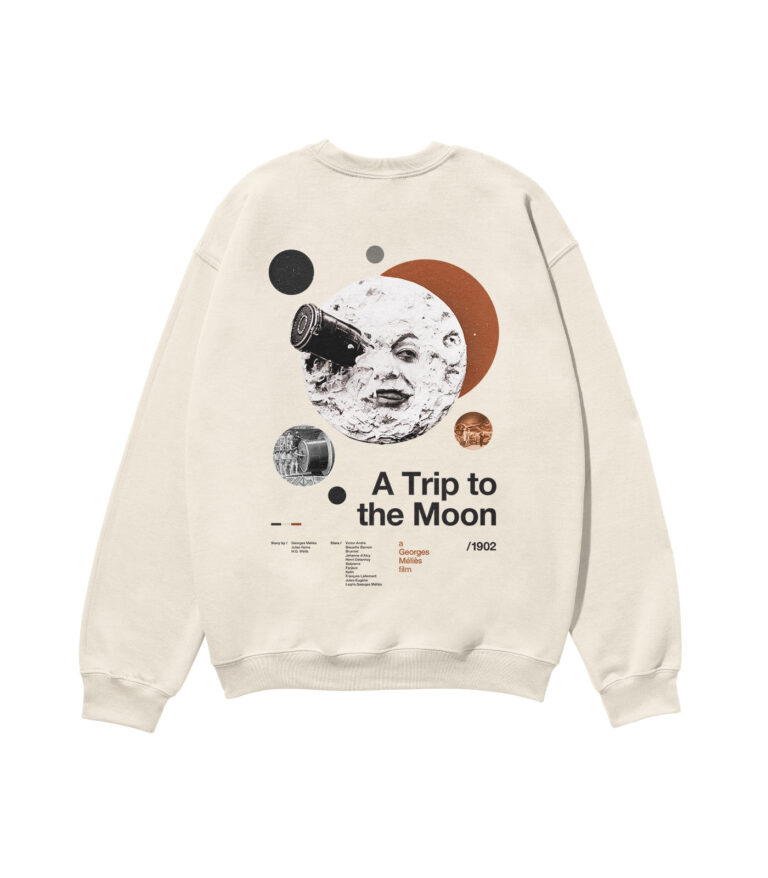 A Trip to the Moon Movie Heavyweight Organic Sweatshirt