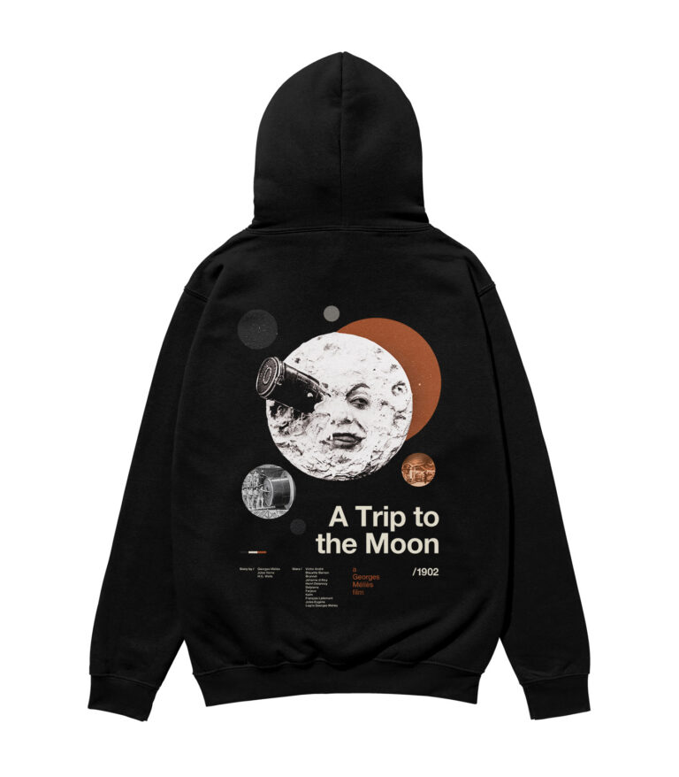 A Trip to the Moon Movie Heavyweight Organic Hoodie