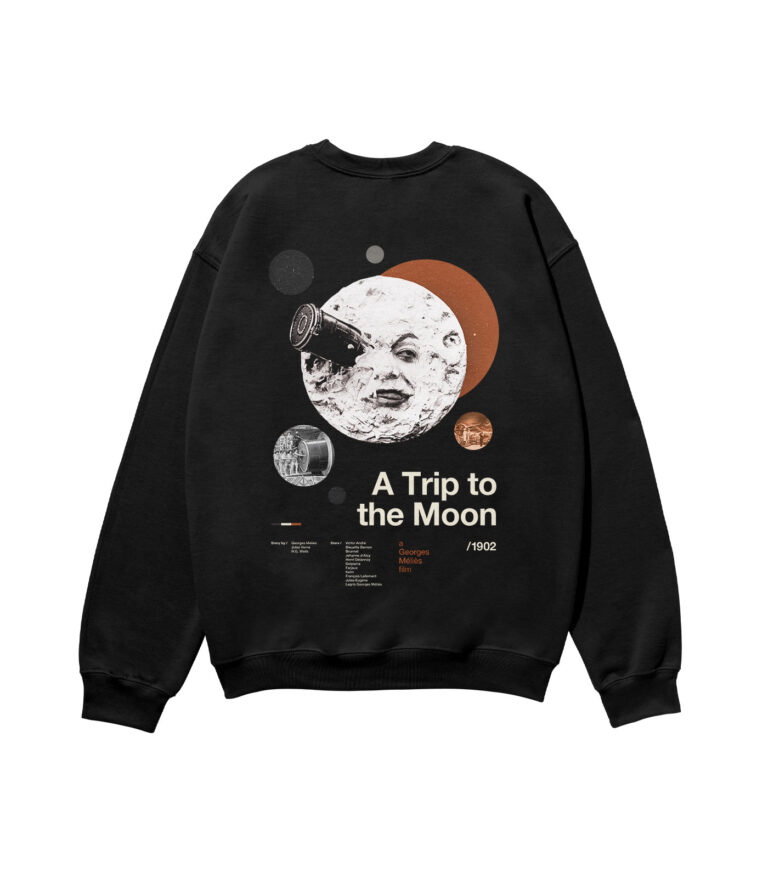 A Trip to the Moon Movie Heavyweight Organic Sweatshirt