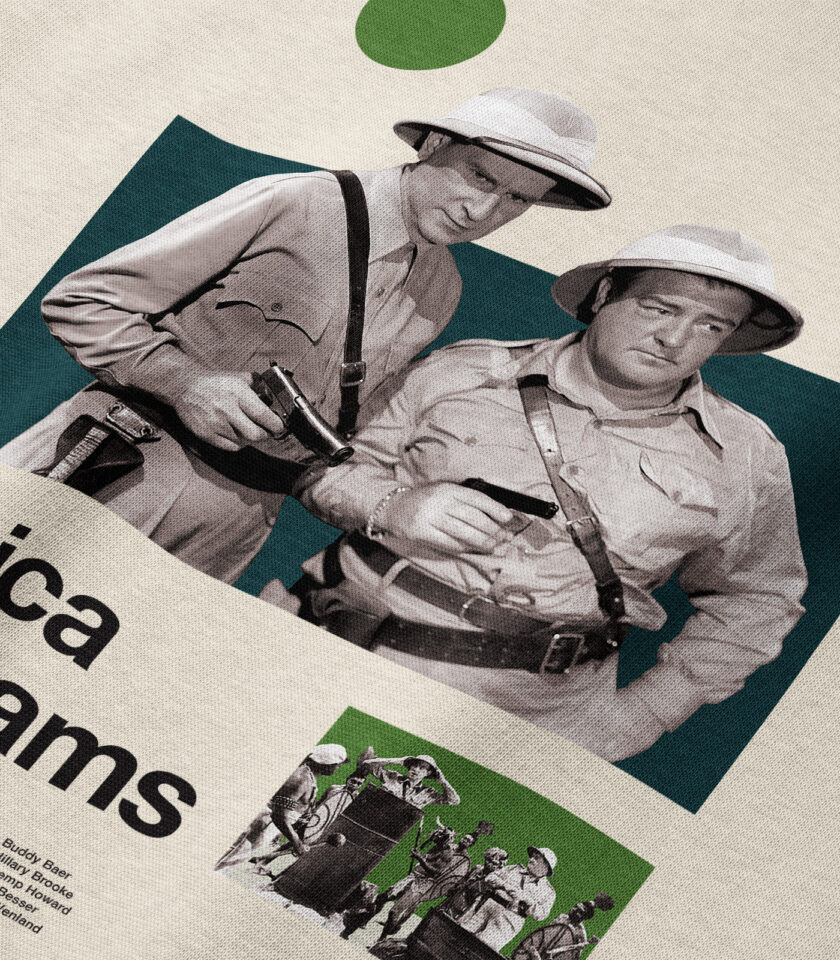 Africa Screams Movie Heavyweight Organic Hoodie - Image 3