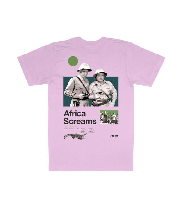 Africa Screams Heavyweight Movie T-Shirt