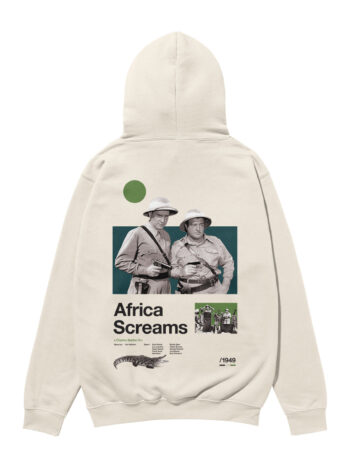 Africa Screams Movie Heavyweight Organic Hoodie