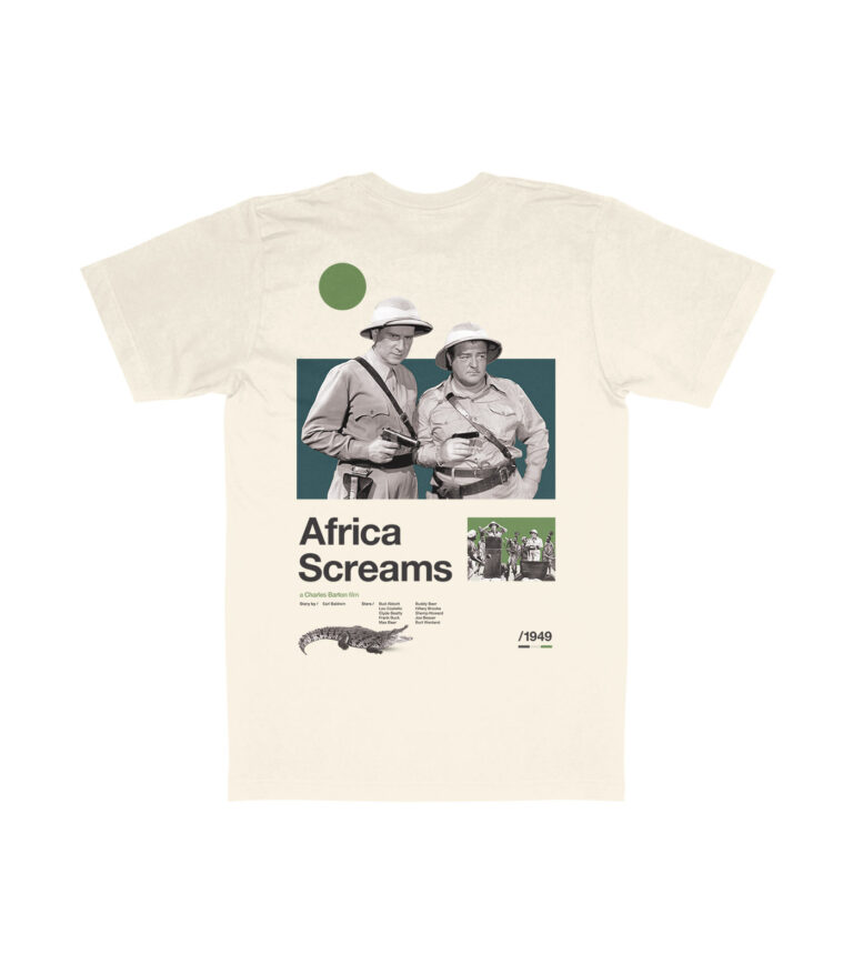 Africa Screams Heavyweight Movie T-Shirt