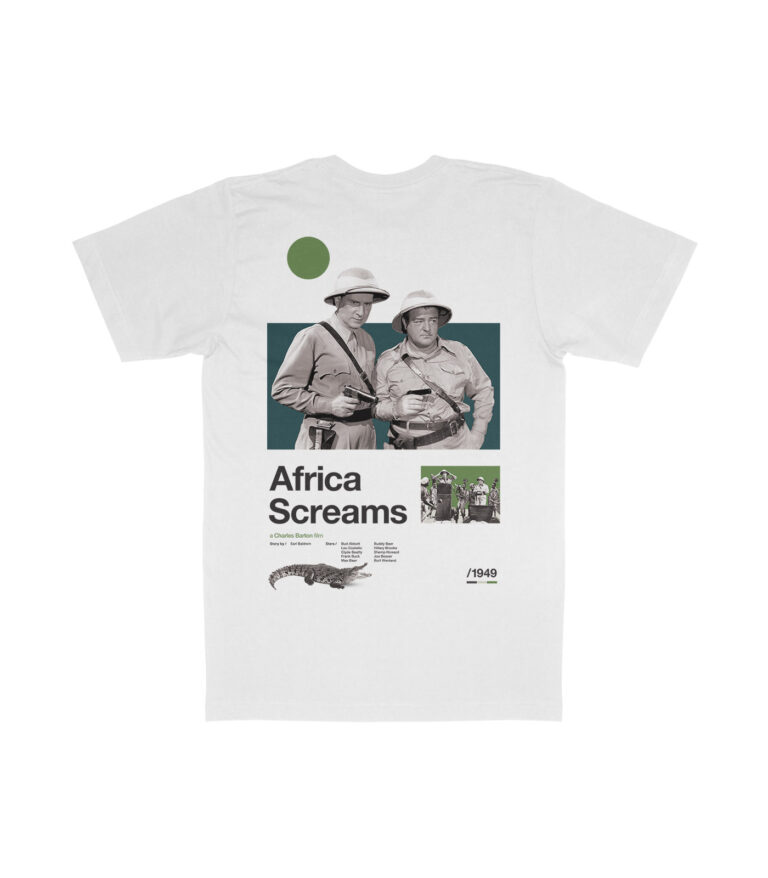 Africa Screams Heavyweight Movie T-Shirt