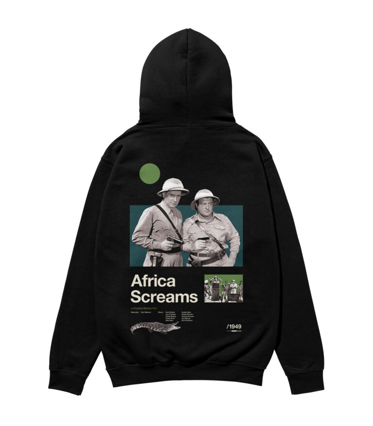 Africa Screams Movie Heavyweight Organic Hoodie