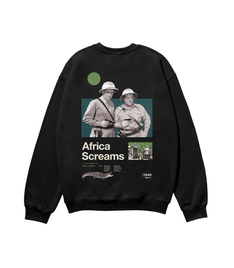 Africa Screams Movie Heavyweight Organic Sweatshirt