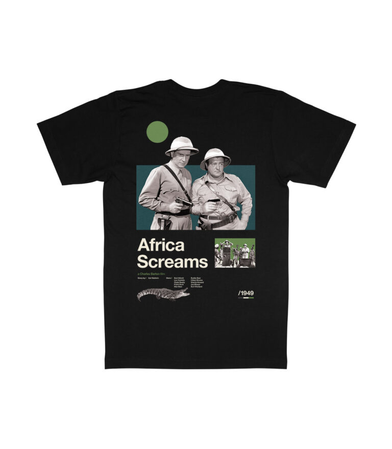 Africa Screams Heavyweight Movie T-Shirt