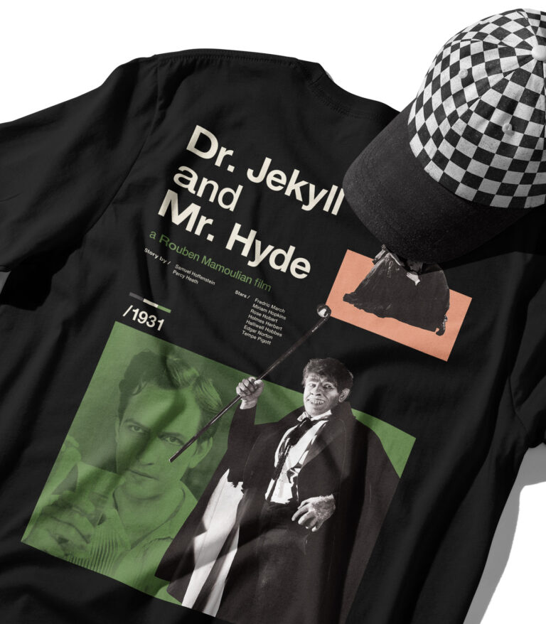 Dr. Jekyll and Mr. Hyde Heavyweight Movie T-Shirt