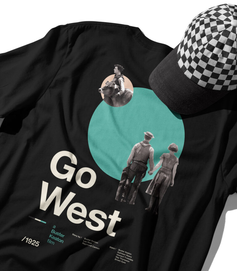 Go West Heavyweight Movie T-Shirt