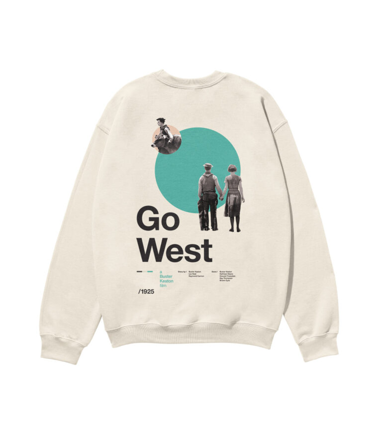 Go West Movie Heavyweight Organic Sweatshirt