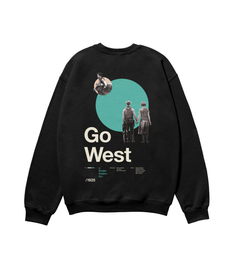 Go West Movie Heavyweight Organic Sweatshirt