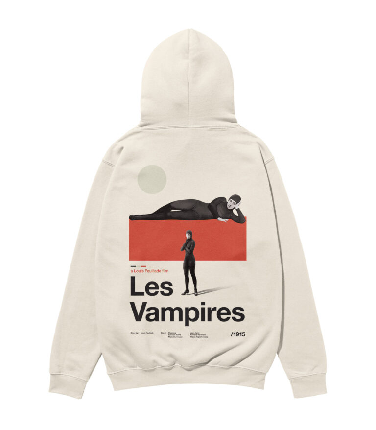 Les Vampires Movie Heavyweight Organic Hoodie