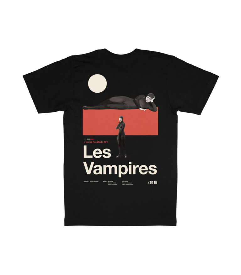 Les Vampires Heavyweight Movie T-Shirt