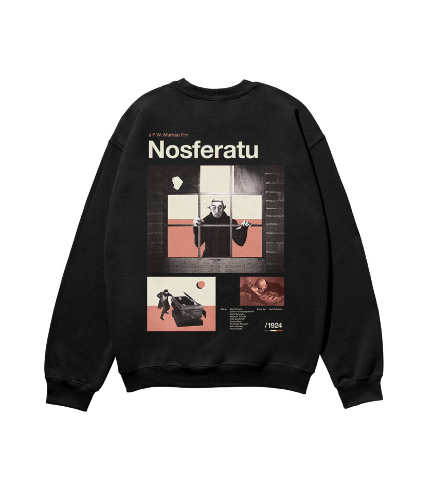 Nosferatu Movie Heavyweight Organic Sweatshirt - Image 4