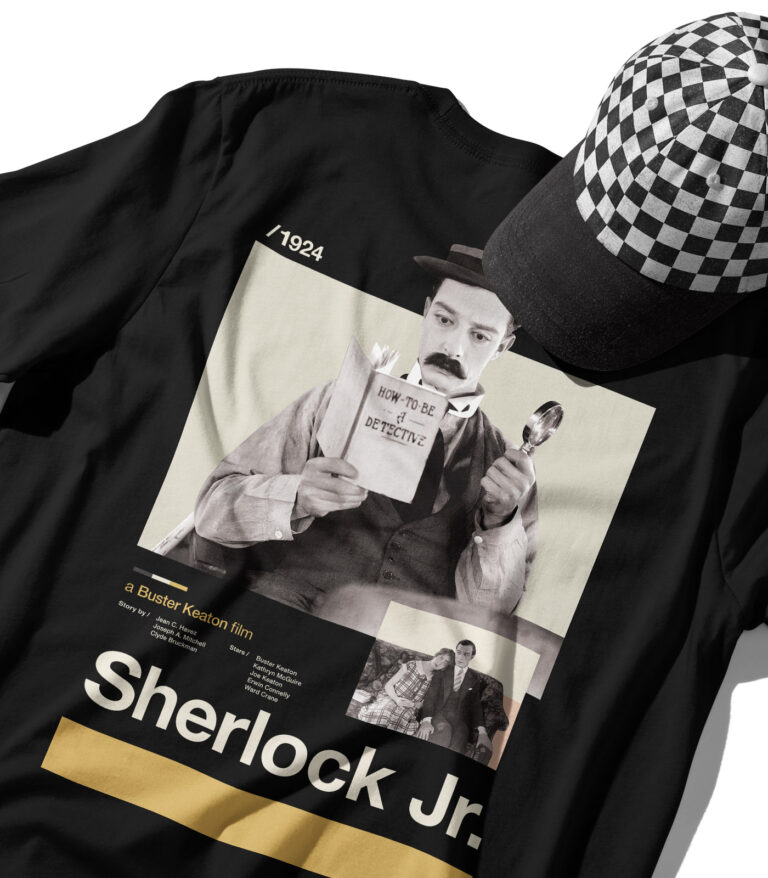 Sherlock Jr. Heavyweight Movie T-Shirt