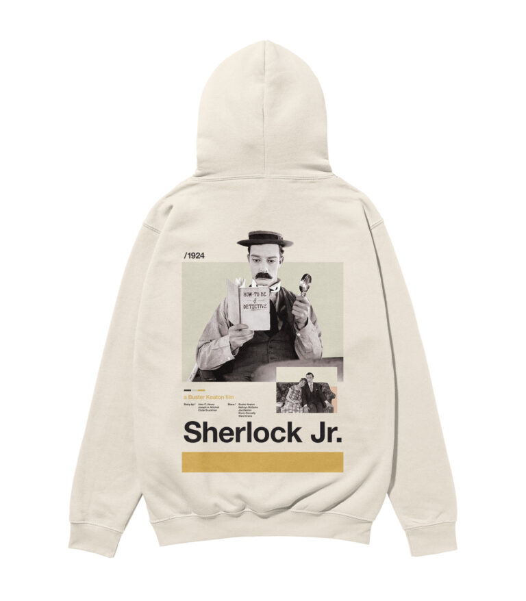 Sherlock Jr. Movie Heavyweight Organic Hoodie