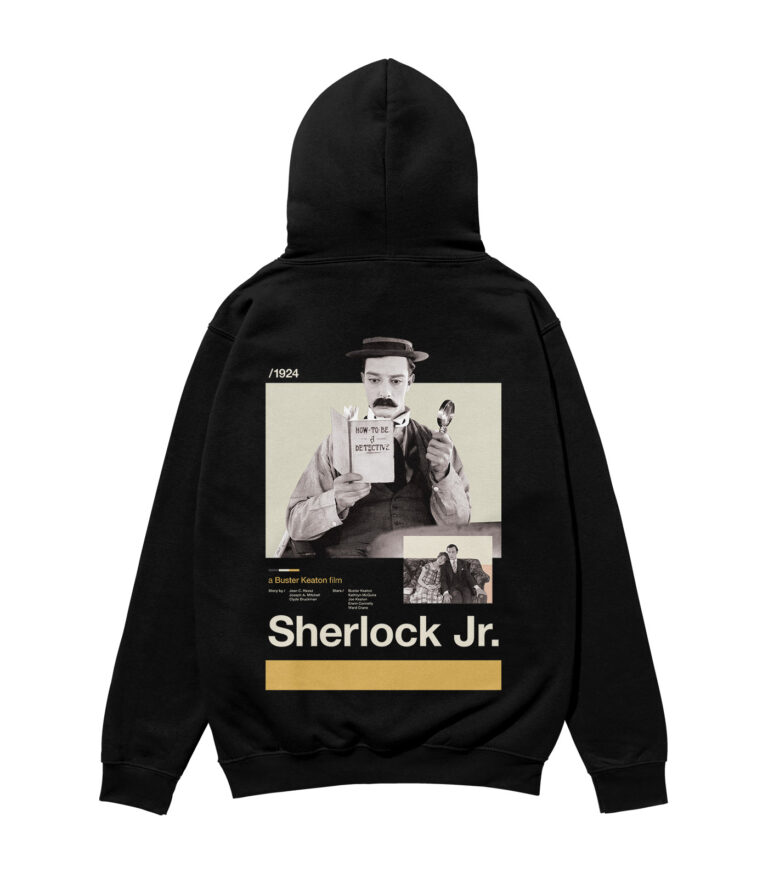 Sherlock Jr. Movie Heavyweight Organic Hoodie