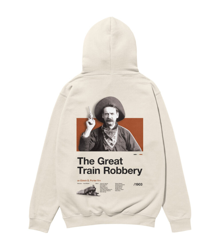 The Great Train Robbery Movie Heavyweight Organic Hoodie