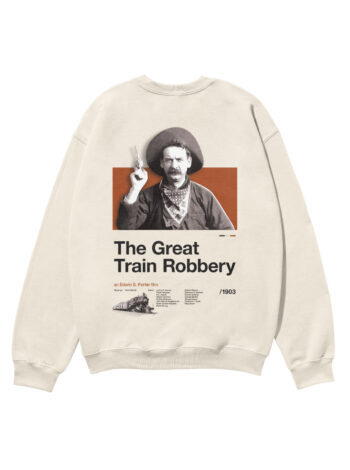 The Great Train Robbery Movie Heavyweight Organic Sweatshirt