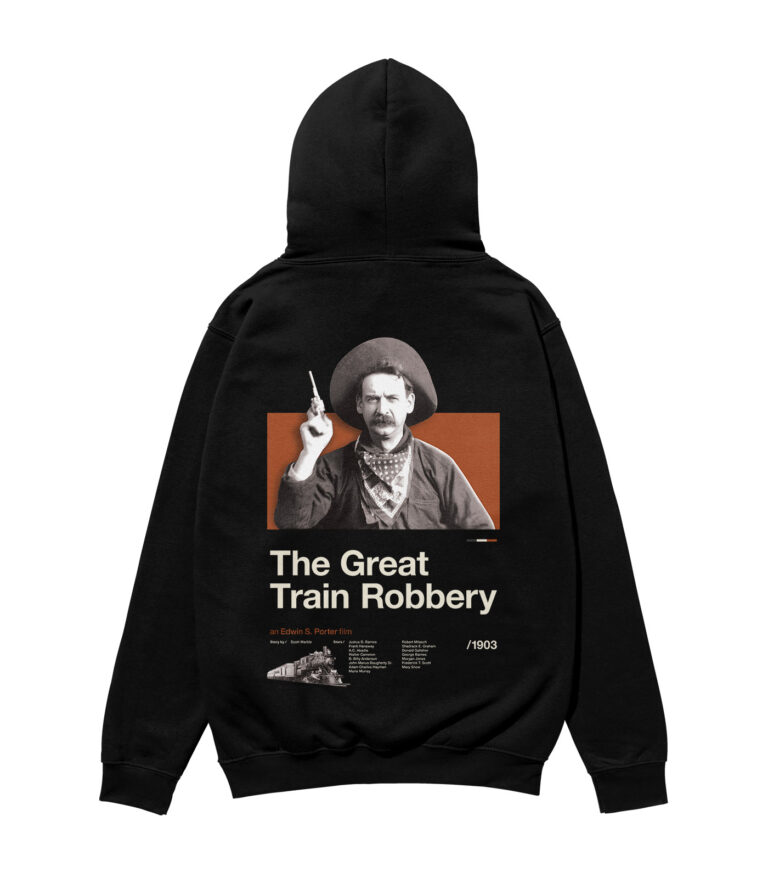 The Great Train Robbery Movie Heavyweight Organic Hoodie