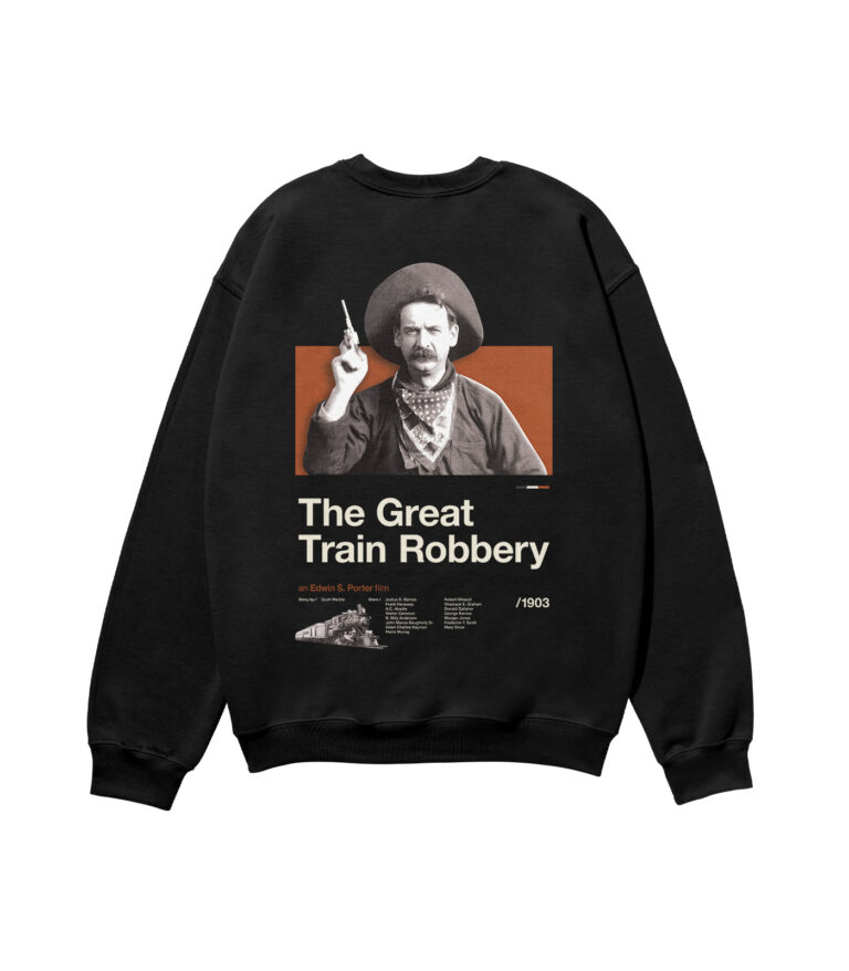 The Great Train Robbery Movie Heavyweight Organic Sweatshirt