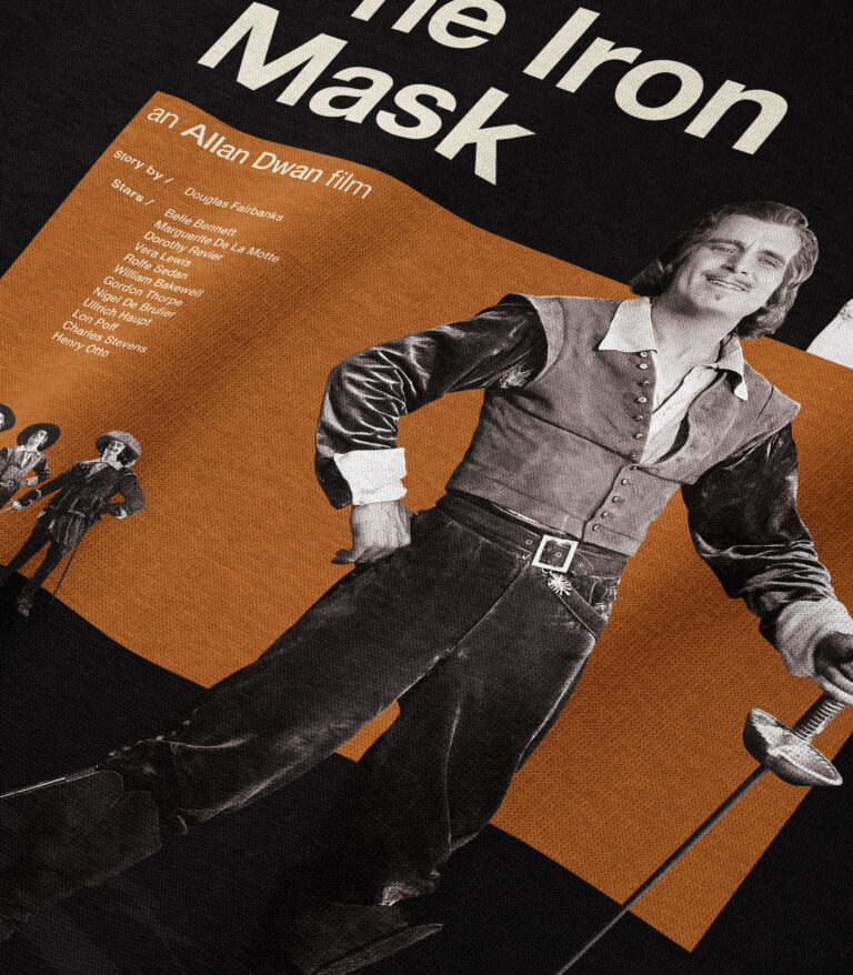 The Iron Mask Movie Heavyweight Organic Hoodie