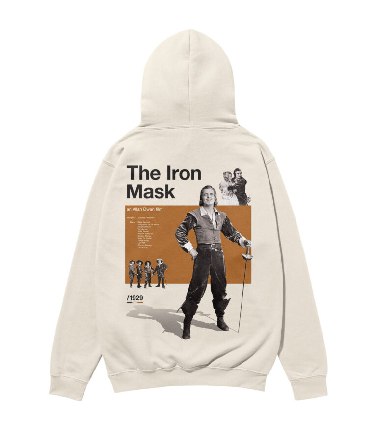 The Iron Mask Movie Heavyweight Organic Hoodie