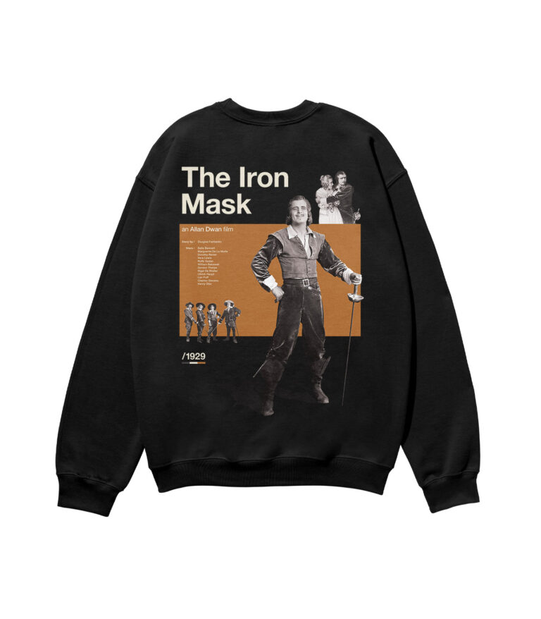 The Iron Mask Movie Heavyweight Organic Sweatshirt