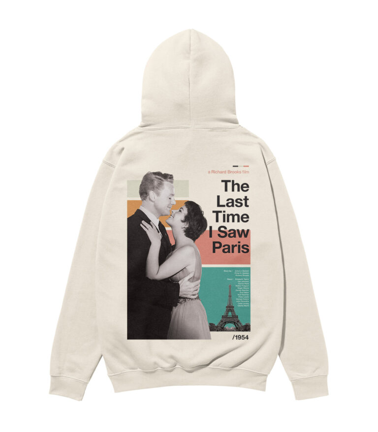 The Last Time I Saw Paris Movie Heavyweight Organic Hoodie