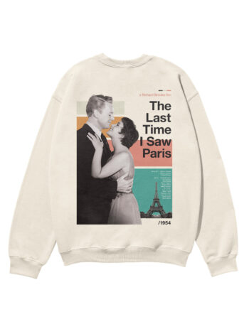 The Last Time I Saw Paris Movie Heavyweight Organic Sweatshirt