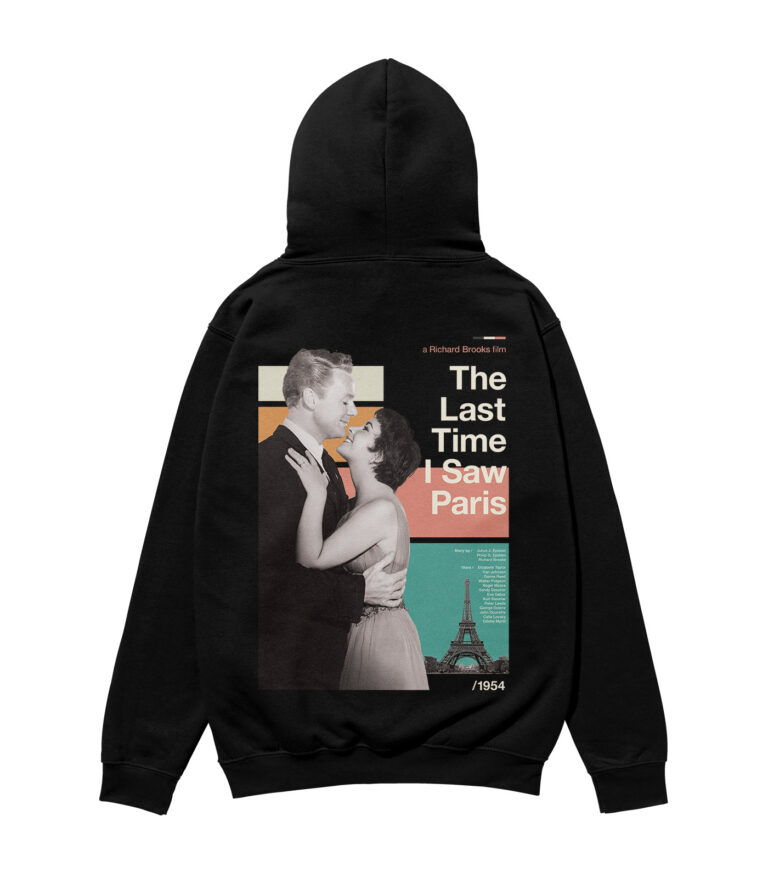 The Last Time I Saw Paris Movie Heavyweight Organic Hoodie