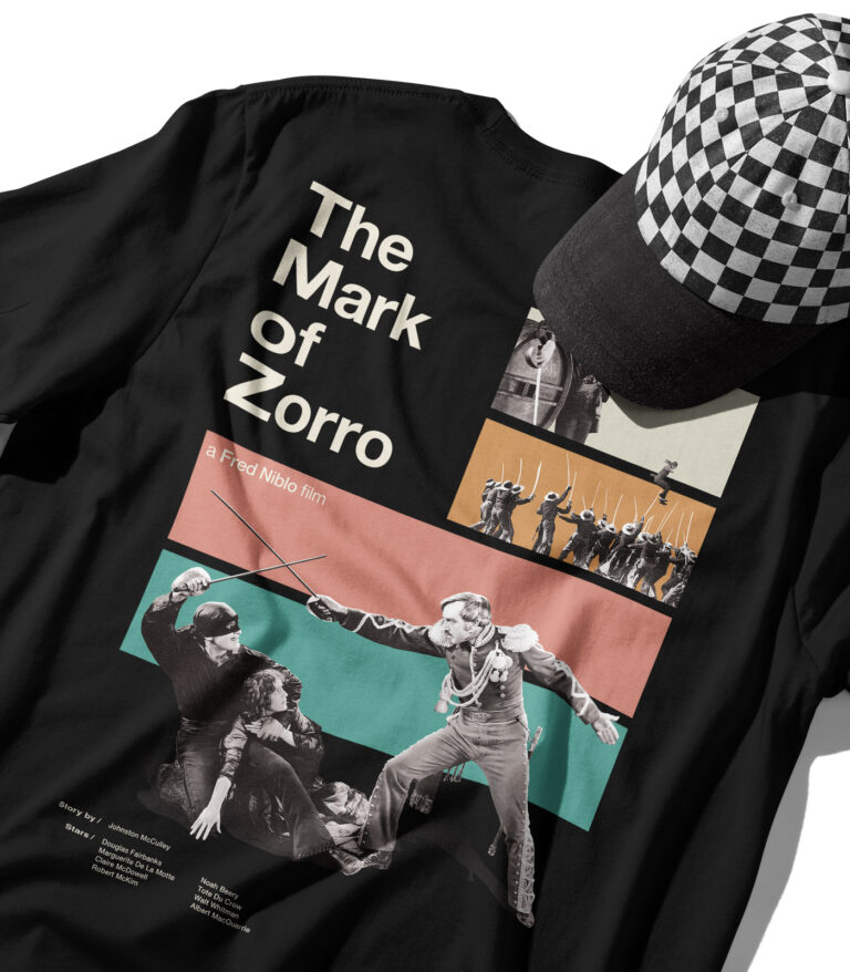 The Mark of Zorro Heavyweight Movie T-Shirt