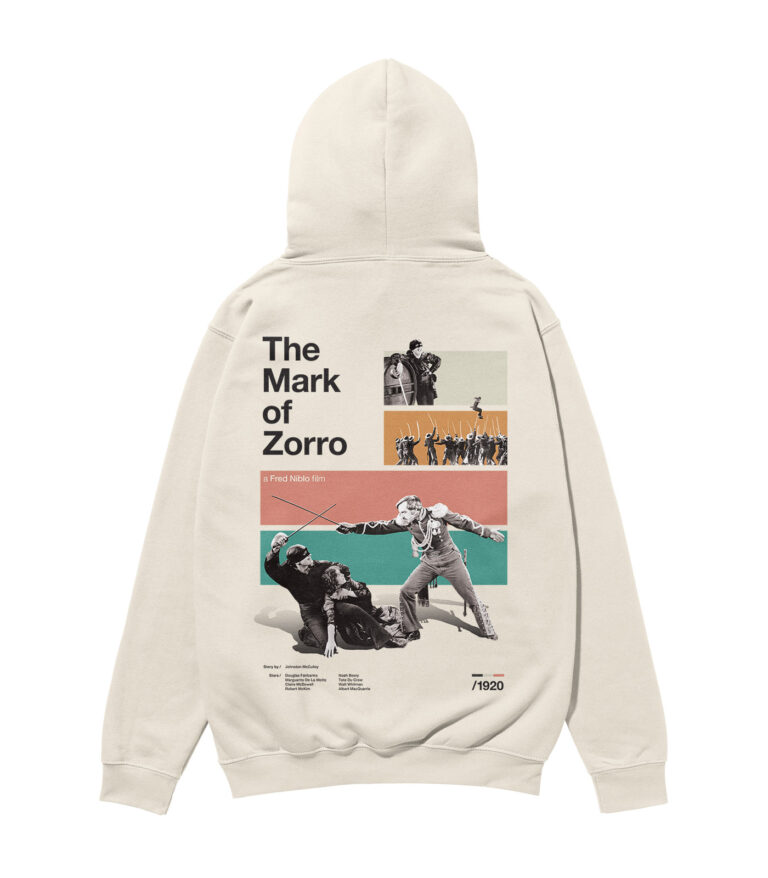 The Mark of Zorro Movie Heavyweight Organic Hoodie