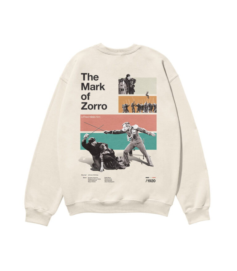 The Mark of Zorro Movie Heavyweight Organic Sweatshirt