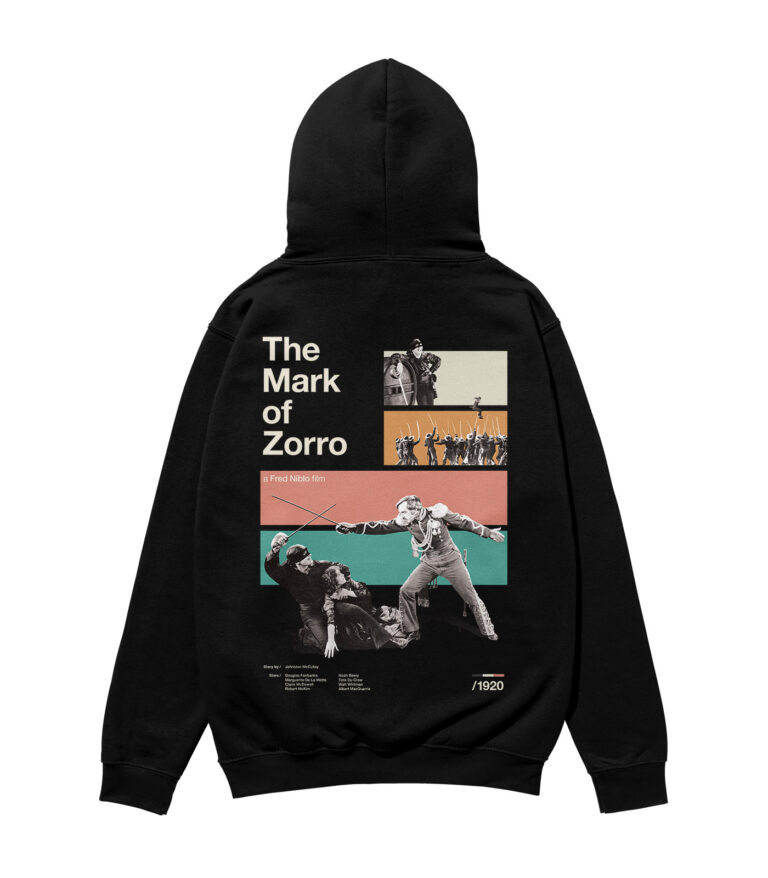 The Mark of Zorro Movie Heavyweight Organic Hoodie