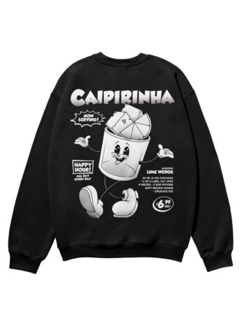 Caipirinha Black & White Heavyweight Organic Sweatshirt