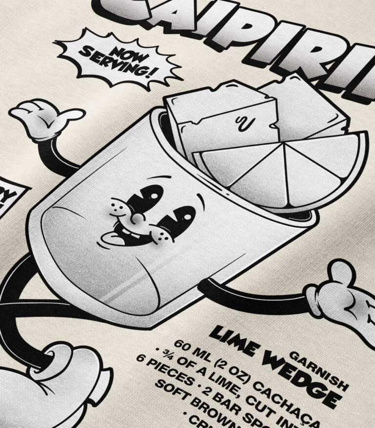 Caipirinha Black & White Heavyweight Organic Sweatshirt