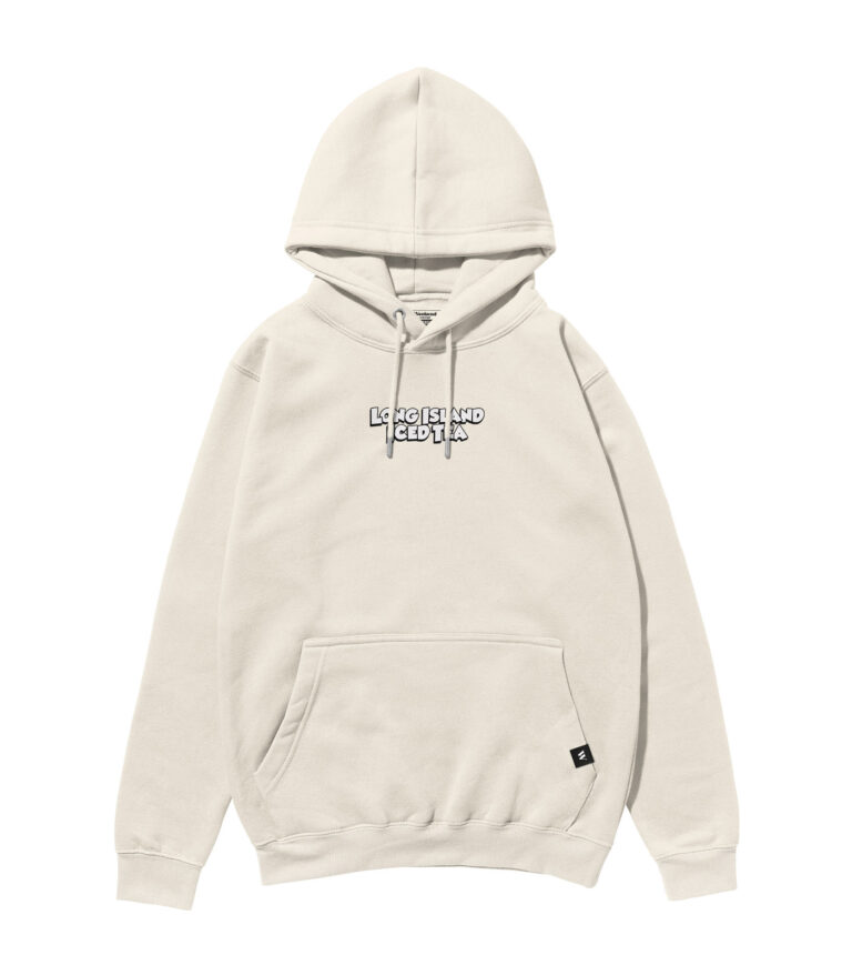 Long Island Iced Tea Black & White Heavyweight Organic Hoodie
