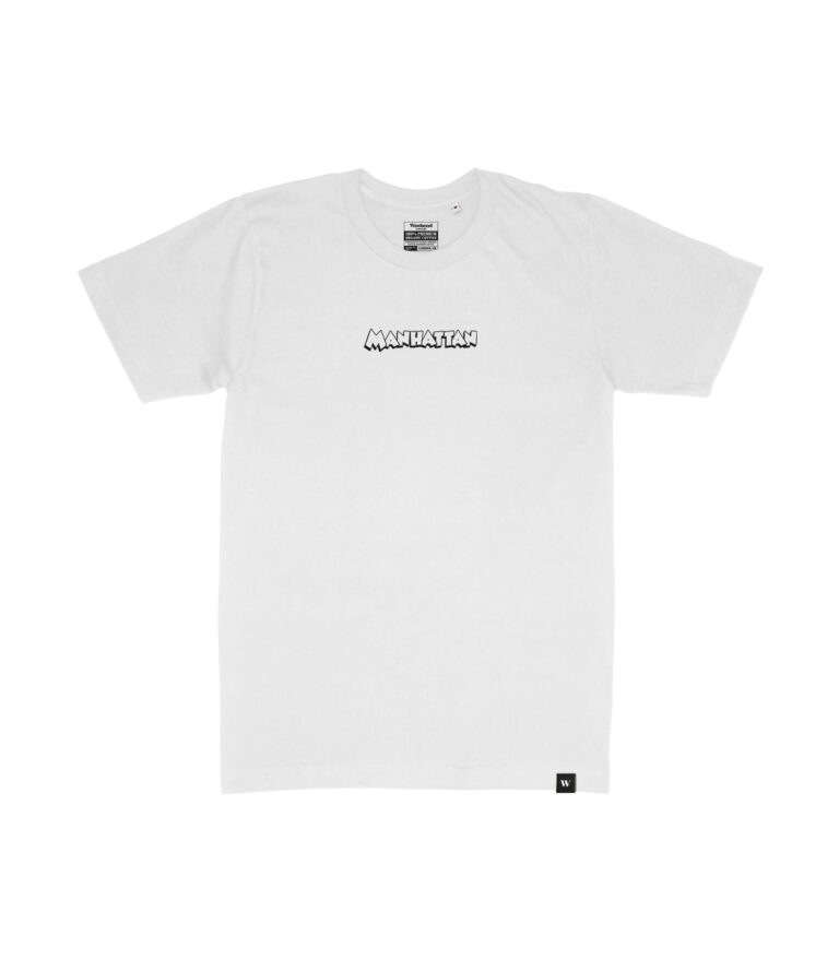 Manhattan Black & White Organic Heavyweight T-Shirt